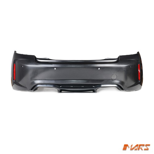 M2 Style Twin Exhaust outlet Rear Bumper bar & Diffuser for BMW 2 Series F22 F23 - Picture 5 of 12