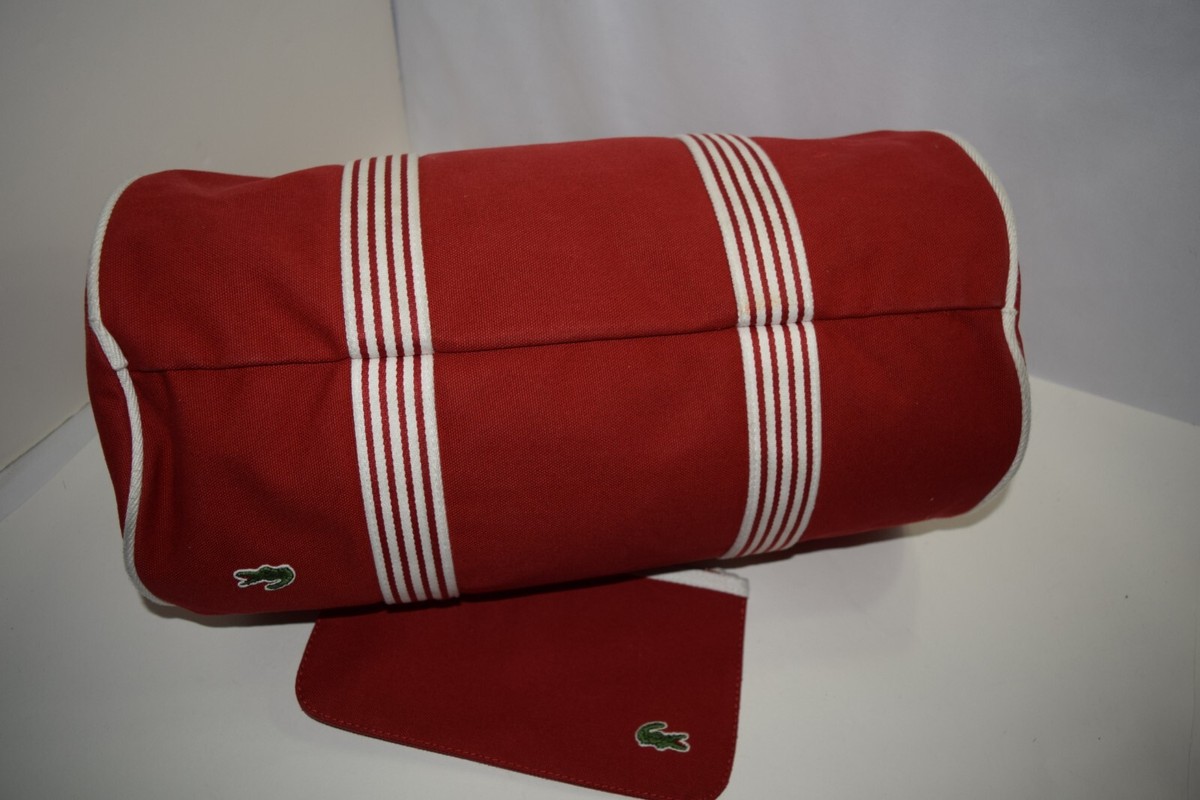 LACOSTE ダッフルバッグ レッド LACOSTE ダッフルバッグ レッド レッド（赤）系 LACOSTE