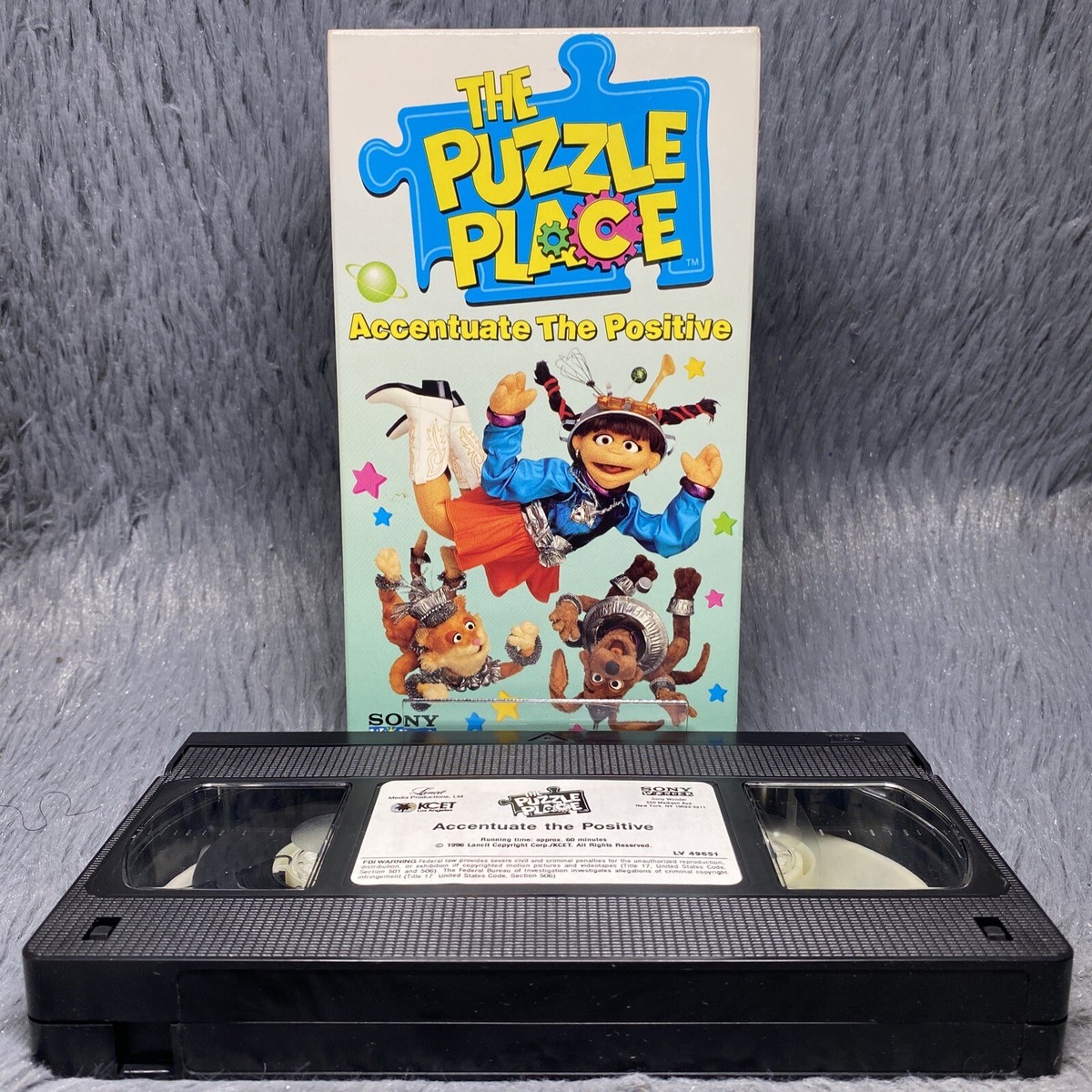 The Puzzle Place - Accentuate the Positive VHS Tape 1996 Sony