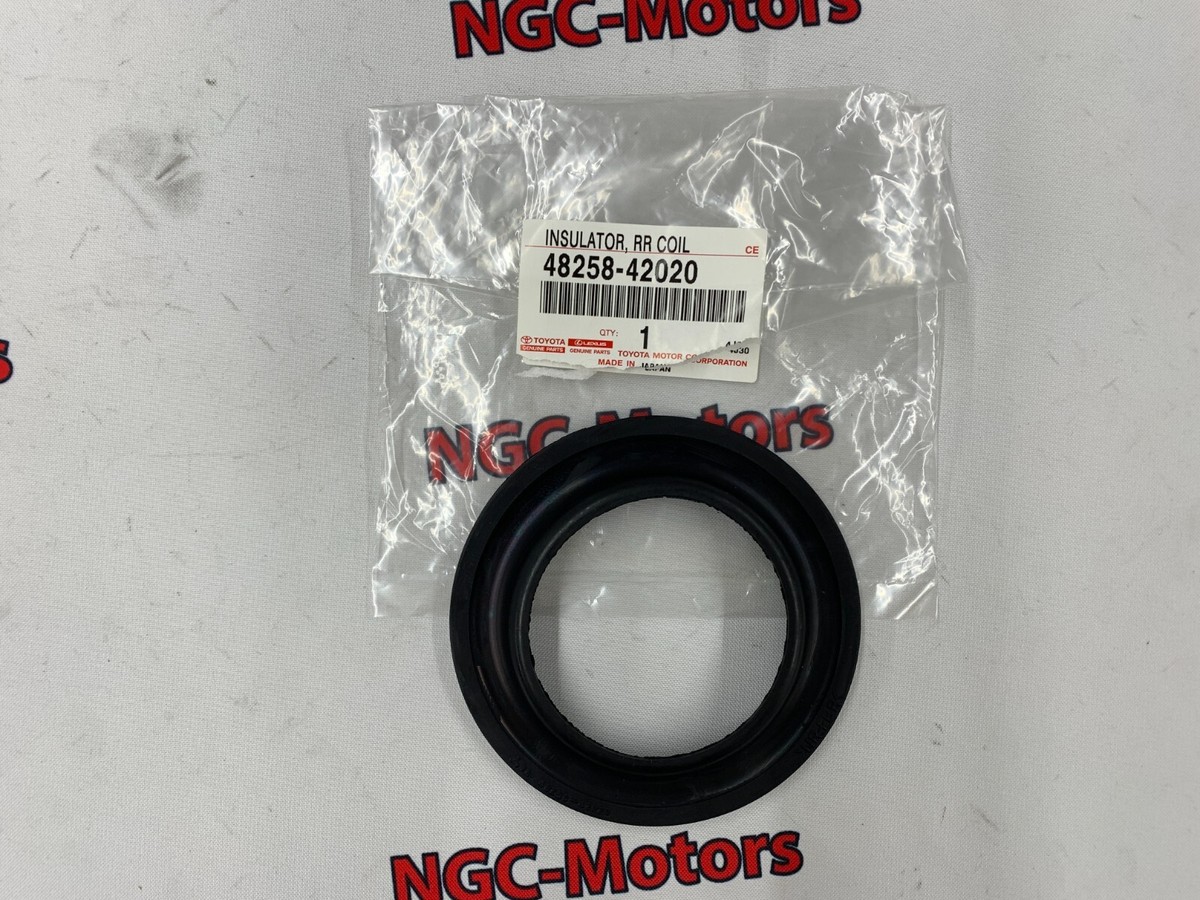 48258-42020 Toyota OEM Genuine INSULATOR, REAR COIL SPRING, LOWER