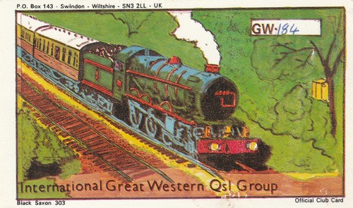 INTERNATIONAL GREAT WESTERN QSL GROUP, SWINDON, Wilts - Vintage RADIO QSL CARD - Picture 1 of 2