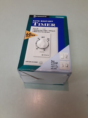 Intermatic Spring Wound 60 Min Timer in White Model Fd60MWC  