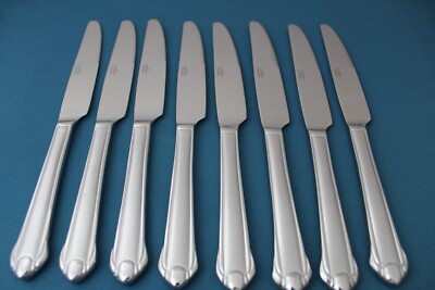 Mikasa CLASSICO SATIN Dinner Knives Solid (Set of 8) Indonesia NEW 9 3/8''
