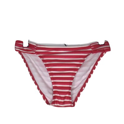 New LOLE Rio Bottom Swimsuit, Tropical Rose Stripe, Women's Medium