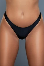 sexy BE WICKED ruched scrunch BRAZILIAN high SIDES thong BIKINI bottoms SWIMWEAR