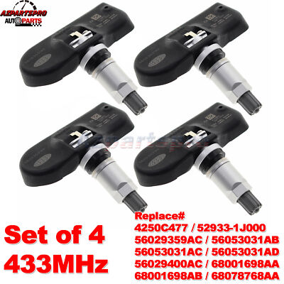 タイヤセンサー Compatible with DODGE for AVENGER 2008-2014 TPMS タイヤ圧力センサー タイヤ圧力センサー タイヤ圧力センサー Compatible With Dodge For Challenger 2008 2009 2010 2011