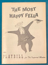 3x Vintage 1957 Playbill Programs, Happy Hunting, Bells are Ringing, Happy Fella