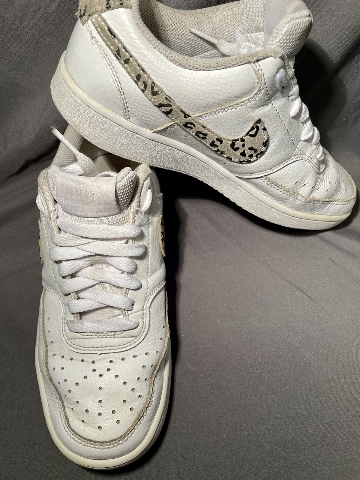nike low vision leopard