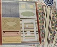 Creative Memories Scrapbooking Stick w/One Contempo paper, stickers (4 sheets)