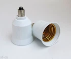 1x E11 To E26/E27 Lampholder Bulbs Converter Candelabra Light Base Socket White