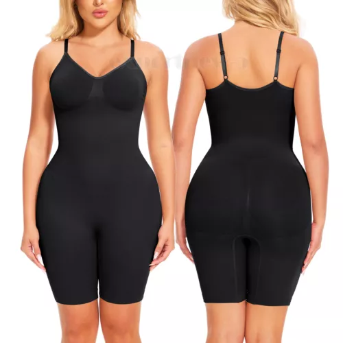 Tummy Control Bodysuit Sculpting Body Shaper Tank Top Shapewear Snatched Waist - Picture 19 of 35