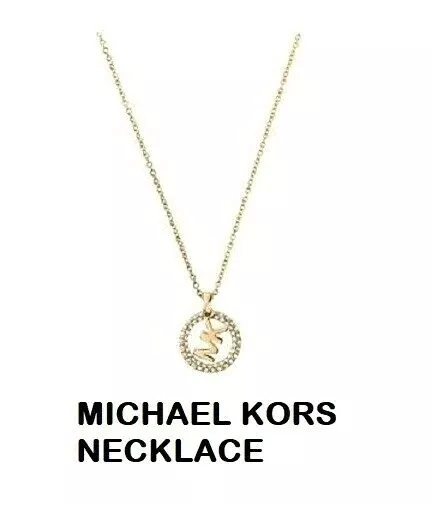 Precious Metal-plated Sterling Silver Interlocking Hearts Necklace | Michael  Kors