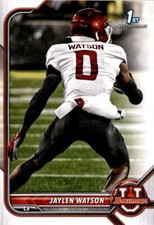 2022 Bowman University #76 Jaylen Watson Washington State Cougars