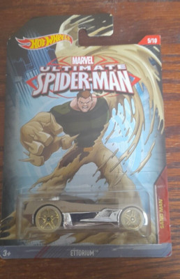 HOTWHEELS MARVEL ULTIMATE SPIDERMAN COLLECTION - 5/10 ETTORIUM, SANDMAN