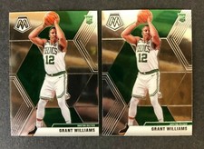 2x 2019-20 Panini Mosaic Grant Williams RC #217 Boston Celtics Rookie Lot