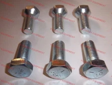 6 WHEEL BOLTS for International Farmall Tractor 666, 766, 966, 1066, 1466, 1566