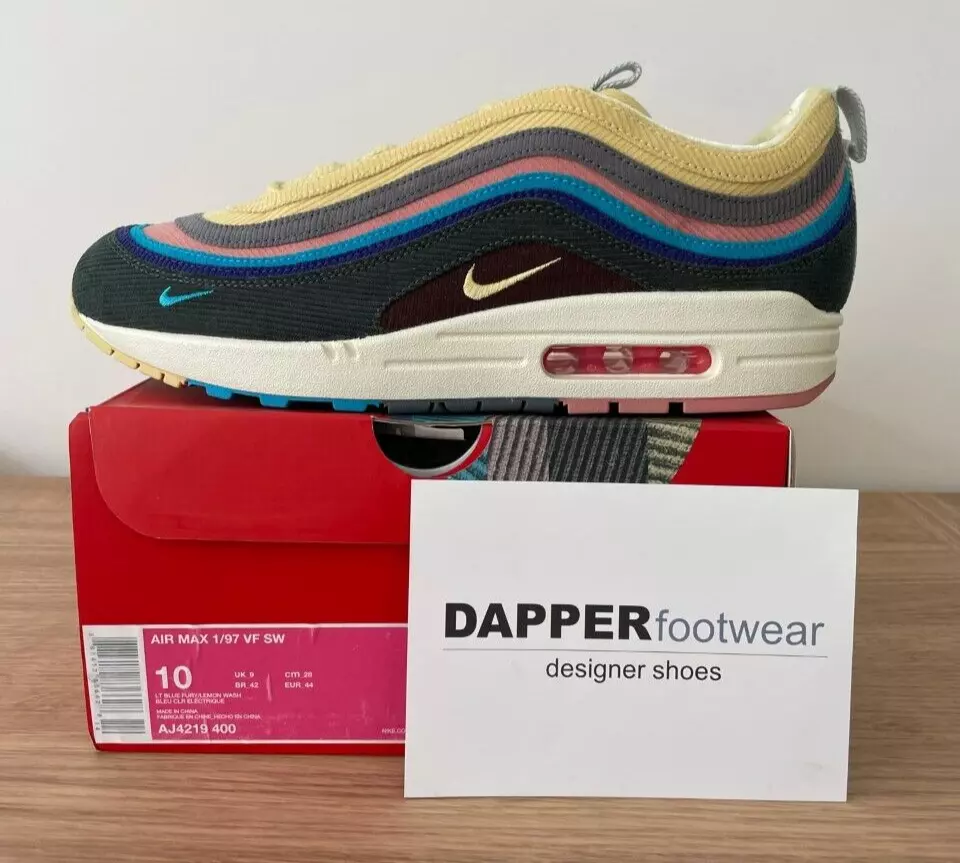 Nike Air Max 1/97 Size 9 UK, Sean Wotherspoon AJ4219 400