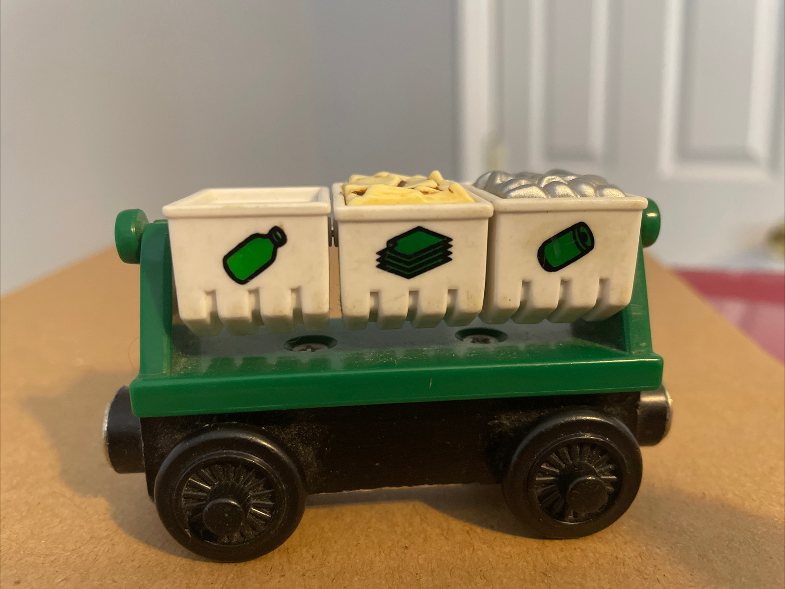 Recycling Bin Thomas The Train Car Wooden Railway Tank Engine-image
