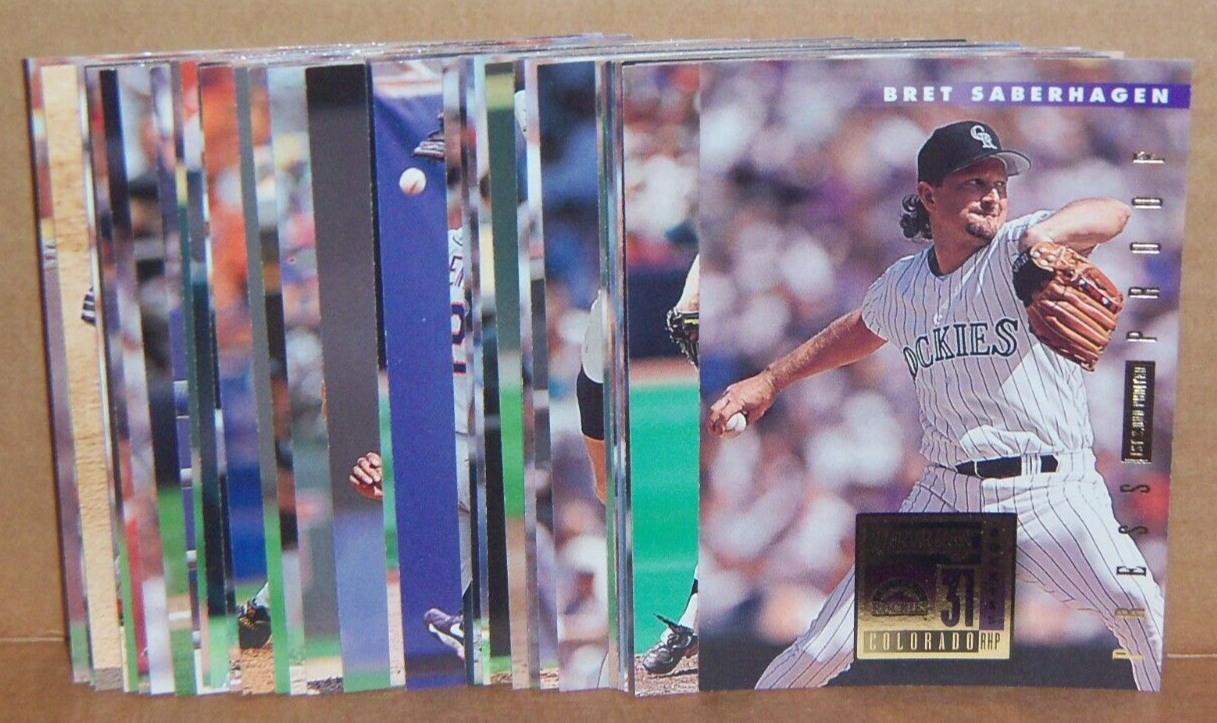 Lot of 37 Different 1996 Donruss Baseball Press Proof Cards eBay
