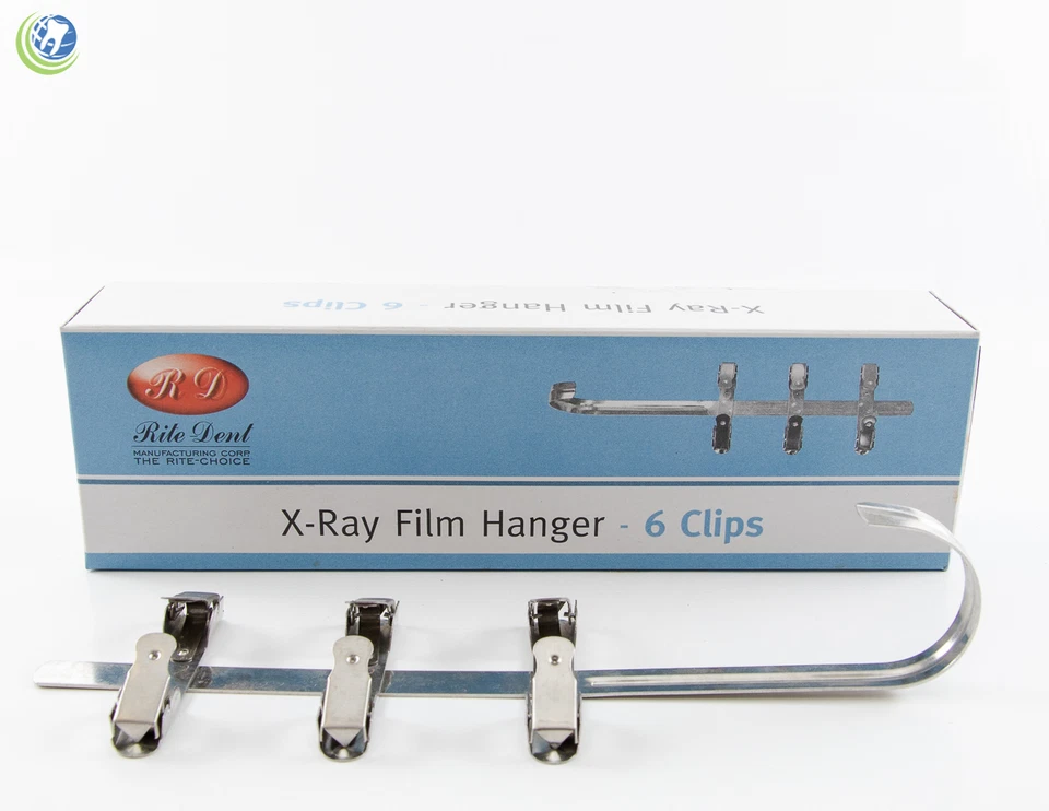 НОВЫЙ СТОМАТОЛОГИЧЕСКИЙ РЕНТГЕНОВСКАЯ ПЛЕНКА ВЕШАЛКА 6 ЗАЖИМОВ ДЛЯ РЕНТГЕНОВСКОЙ ПЛЕНКИ DIP БАК РАЗРАБОТЧИК 451-0006