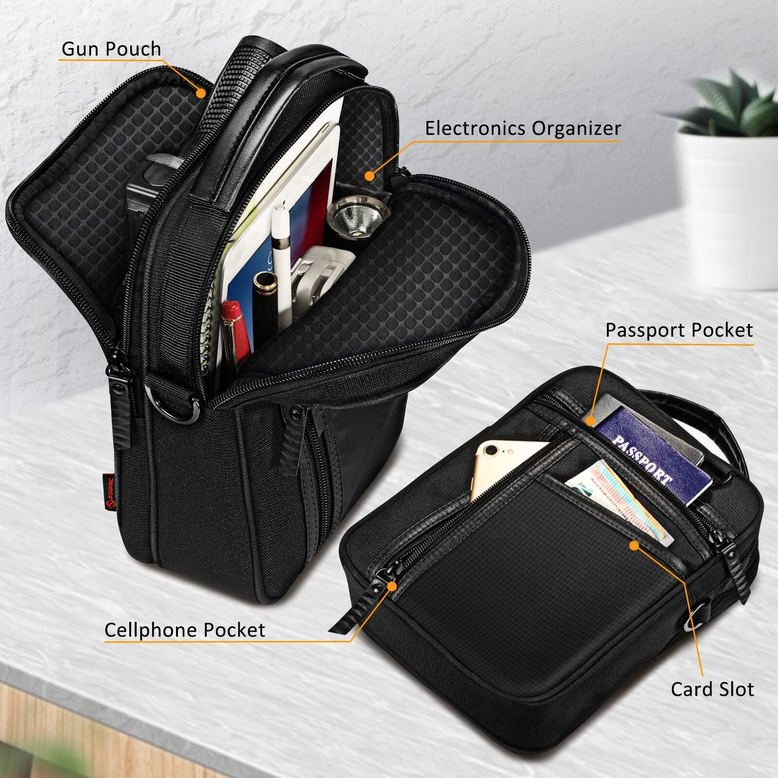 Hand Gu Finpac Pistol Bag Carry Gun Holster Tactical Handgun Shoulder Padded ...