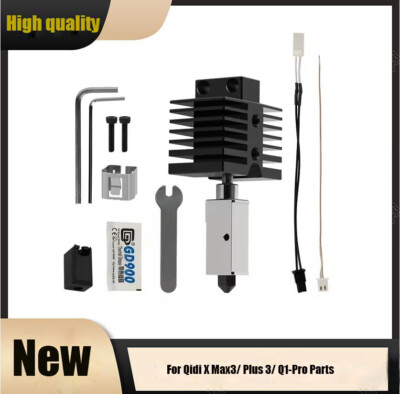 Upgrade Hotend For Qidi X Max3/ Plus 3/ Q1-Pro Heating Plate Kit Parts SDE