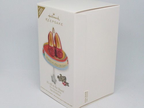 Hallmark 2011 It's All in the Shoes -Wizard of Oz -Ruby Slippers -Ltd. Ed. -NIB - Picture 4 of 17