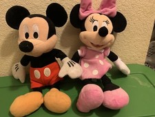 VTG Mickey Mouse And Minnie Mouse Plush Lot