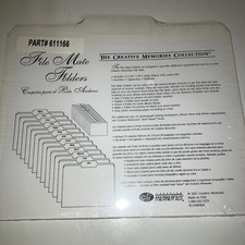 Creative Memories File Mate Folders 13 Folders Blank Center Tab 611166