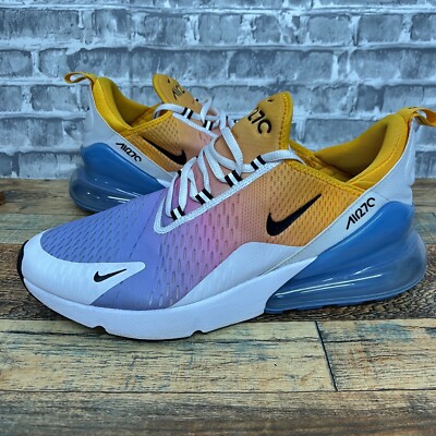 Men's Nike Air Max 270 Summer Gradient/Sunset University Gold Size 11 | eBay