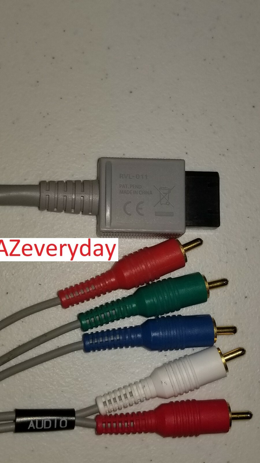 Nintendo Wii COMPONENT Cable Official Genuine cord/wire OEM 480p YPbPr