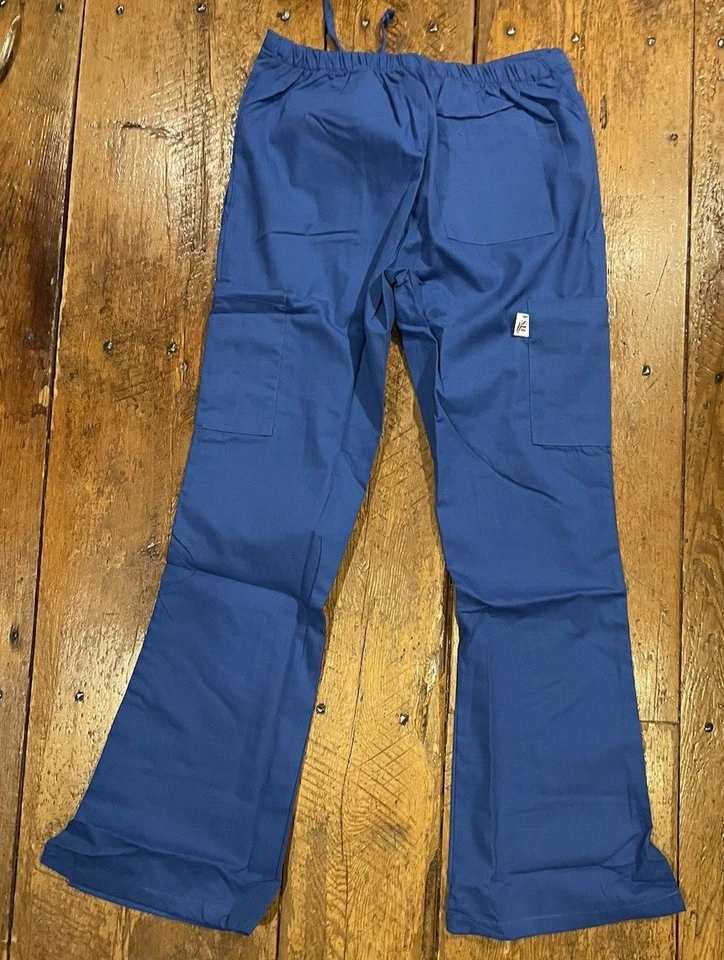 Calça esfoliante feminina - Fashion Seal Healthcare - Tamanho P - Nova em folha com etiquetas - Azul - Imagem 2 de 3