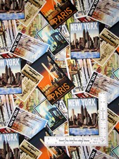 Travel Theme Fabric New York Paris Milano London Tourist Windham Cotton By Yard