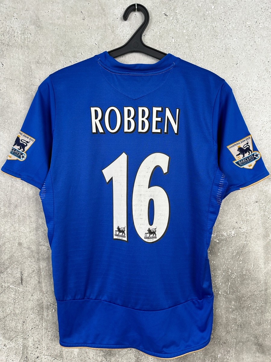 CHELSEA 2005 2006 HOME FOOTBALL SHIRT #16 ROBBEN UMBRO