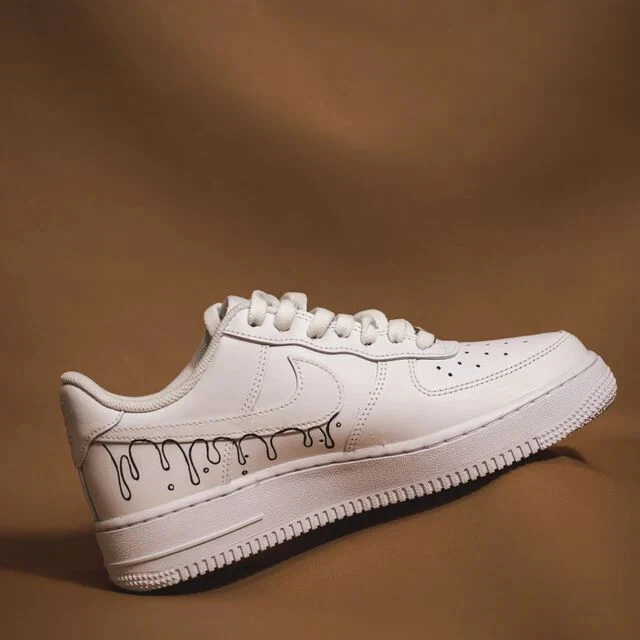 Air force 1 dripping swoosh sale