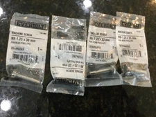 Overbuilt 4 Machine Screws M8 - 1.25 X 30 mm Pan Head Philips Stainless New F7