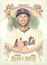 2021 Topps Allen & Ginter #34 David Wright