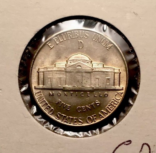 1943 D Silver Jefferson War Nickel - Double Die Obverse DDO - 第 2/6 張圖片