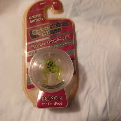 Limited Edition, Looking Glass Torch Sculpture/ Poison Dart Frog