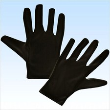 Schwarze Herren Handschuhe für elegante Aben...