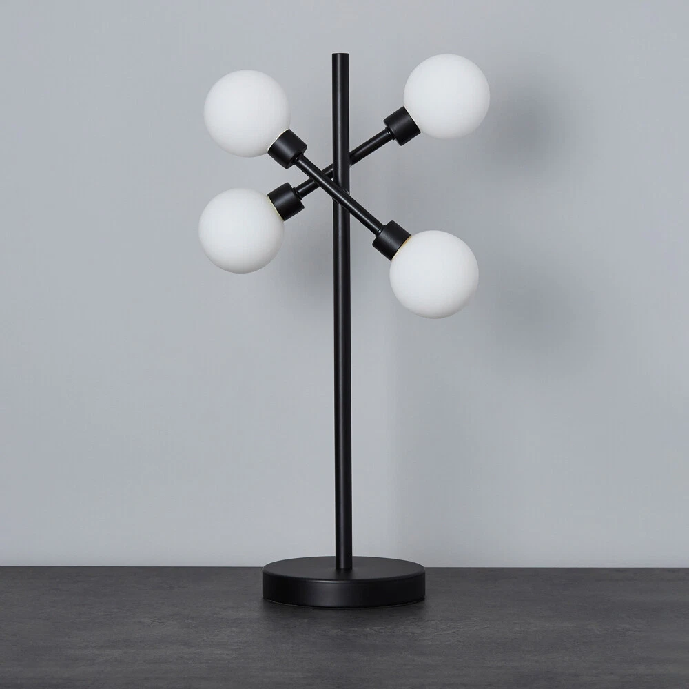 White industrial cheap table lamp