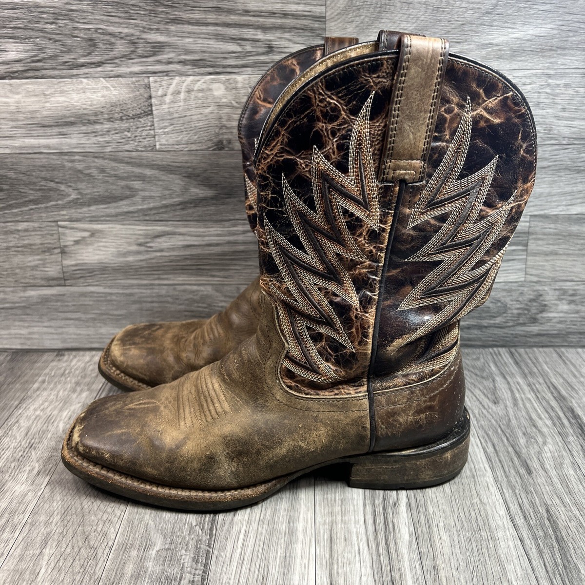 Ariat Challenger Branding Iron Cowboy Western Boots Men display picture 1