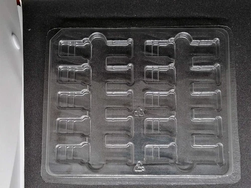 10COUNT 10pcs Ricetrasmettitore universale SFP/SFP+ a conchiglia blister custodia - Foto 4 di 5