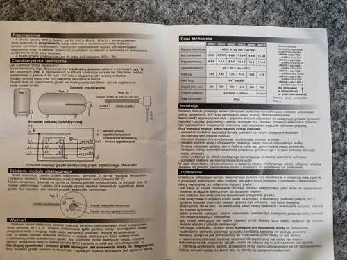 SUNEX Elektroheizstab Heizpatrone Einschraubheizkörper 6 kW 400 V Temperaturregl - Bild 7 von 7