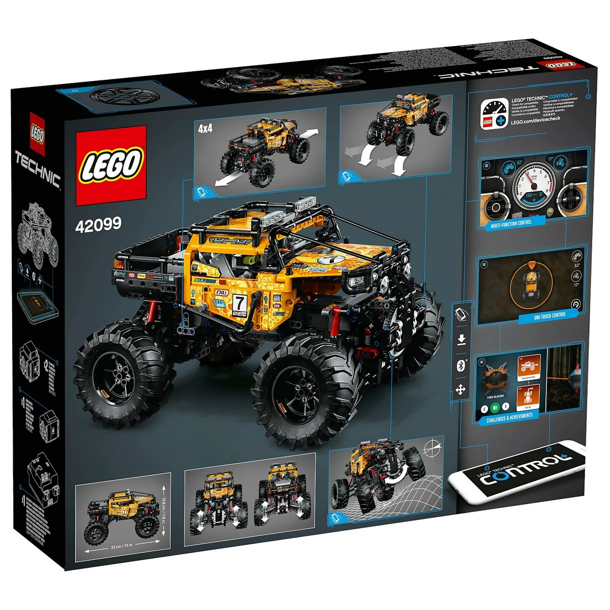 LEGO Technic 4x4 Crawler Monster Truck Remote Control Toy Car Off