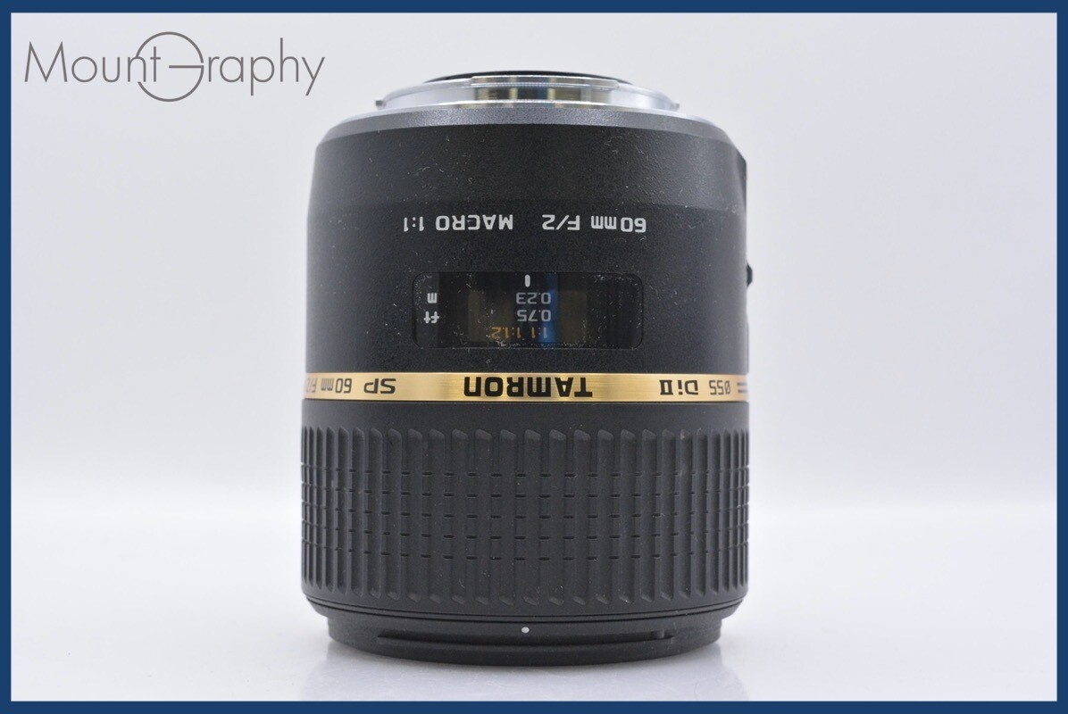 【キャノン/マクロ】 TAMRON SP 60mm F2 Di II MACRO Amazon.com : Tamron Auto Focus 60mm f/2.0 SP DI II LD IF 1:1 Macro