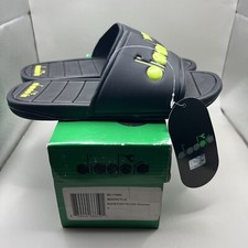 Sandali unisex Diadora Serifos Plus nero giallo verde casual taglia 5M 7W