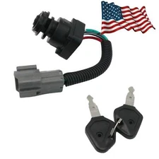 Starter Switch w/Keys Fits For Kubota Backhoe L39 L45 L47 M59 M62 L48 3277131822