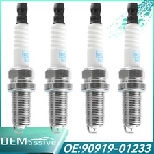 4x SK16HR11 3417 Iridium Spark Plugs For FOR TOYOTA Camry RAV4 90919-01233 Set