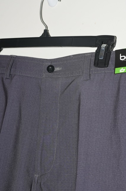 NWT BOLLE GOLF TECH SHORTS IN DARK GREY CHECK W34 | eBay